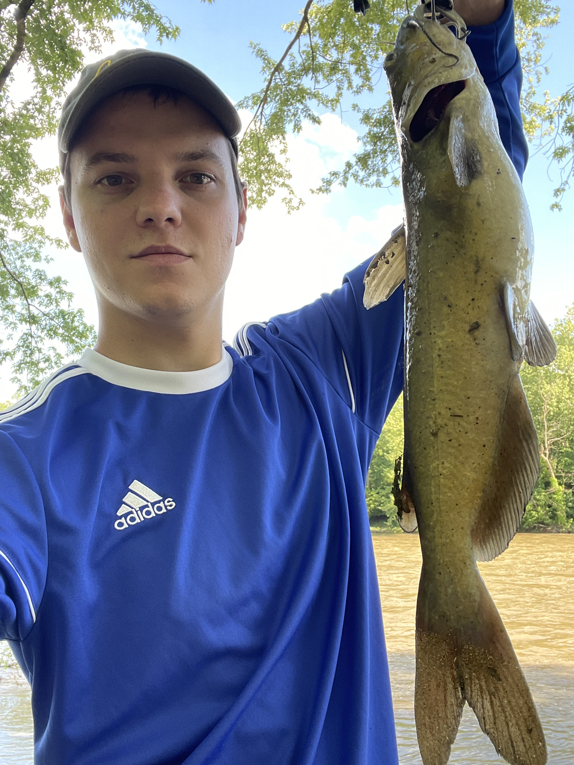 A picture of me with a catfish