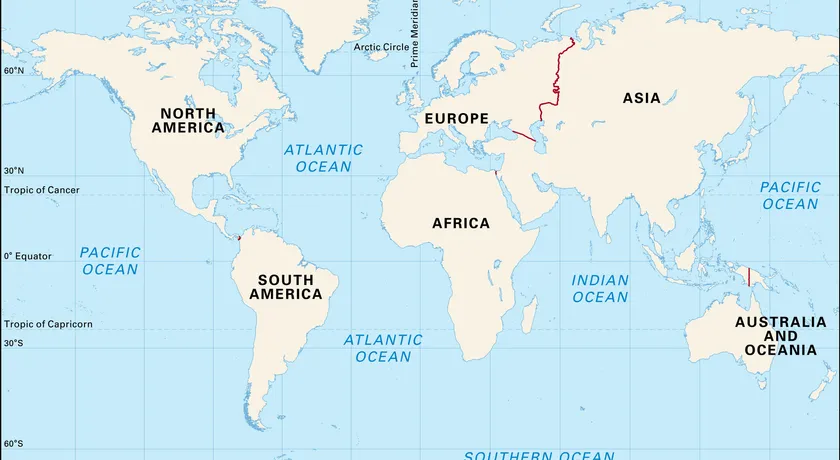 Picture of world map
