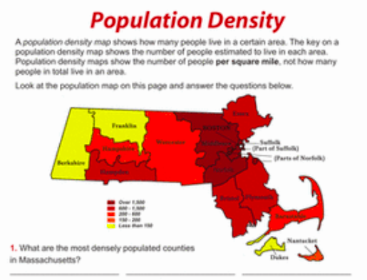 more geography concept population density