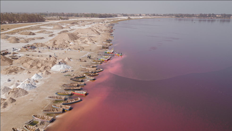 The Pink Lake of Senegal