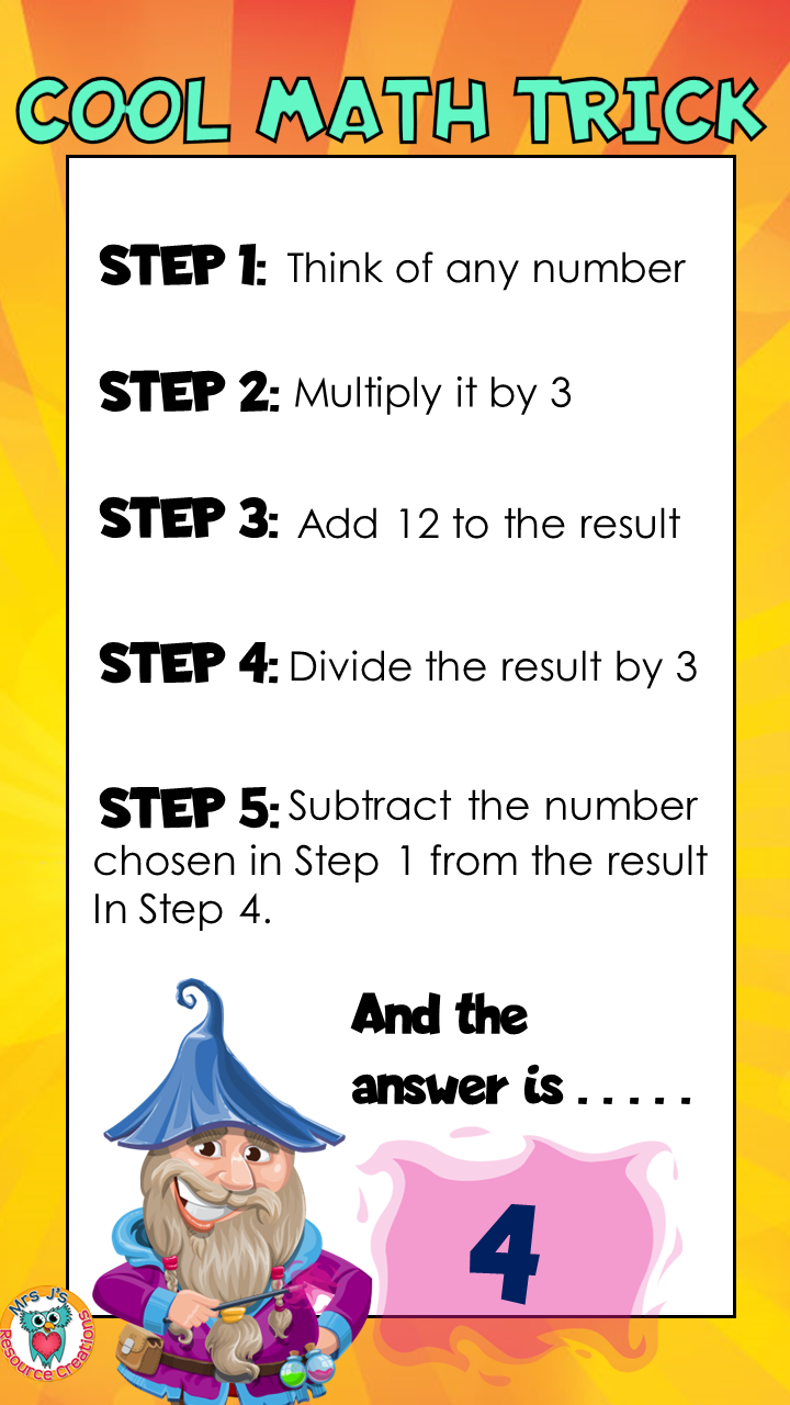 Math trick image
